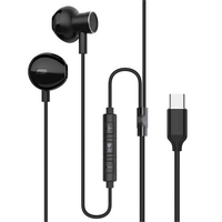 Vente directe d'usine, prix bas, écouteurs filaires USB C intra-auriculaires, son clair, contrôle du volume, contrôle des appels, pour ordinateur, BSCI FAMA