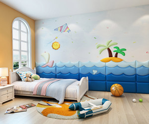 <strong>Cute</strong> <strong>Pattern</strong> Indoor Home Decorations Self Adhesive <strong>Wallpaper</strong> 3D Cartoon Wall Sticker Kids - Product Image 5