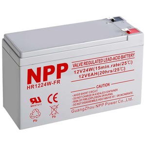 Batterie au plomb sans entretien à décharge rapide pour stockage d'énergie solaire 12V 24W UPS, livraison pour voiturettes de golf, outils électriques, éclairage 5 - Product Image 1