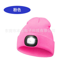 Cappello con Luce LED Ricaricabile USB per Corsa Notturna, Berretto Lavorato a Maglia per Uomo e Donna, Promozionale