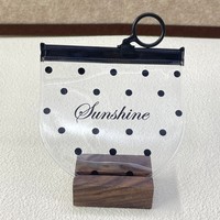 Mini bolsa de PVC con cremallera personalizada, cierre deslizante, embalaje de plástico PE PET de lujo para joyería, diamantes de imitación, champú brillante, pendientes de loción