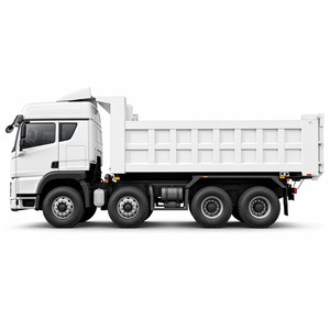 รถบรรทุก JH6 8x4 ดีเซล แบบเทท้าย แค็บกว้าง 2550 มม. ถัง 500-600 ลิตร เกียร์อัตโนมัติ FAST 12 สปีด ยูโร 5 ใหม่ พวงมาลัยซ้าย รถบรรทุกหนัก ราคาโรงงาน - Product Image 1
