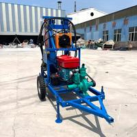 Machine de forage de puits profonds de 200 m de profondeur, haute puissance, portable, pour la construction de puits d'eau