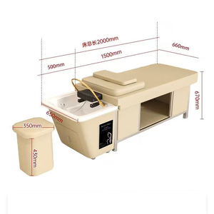 Meuble de salon tout-en-un, lit de shampooing avec vapeur, design thaïlandais pour les services de beauté professionnels - Product Image 6