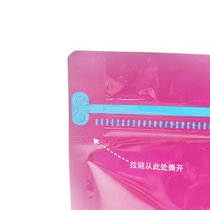 ถุงซิปล็อคแบบตั้งได้สำหรับขนมขบเคี้ยว ขนมกรุบกรอบ อาหาร ซัลเลด เค้ก  พิมพ์สีตามสั่ง <span class=keywords><strong>ขายส่ง</strong></span> ป้องกันความชื้น รีไซเคิลได้ - Product Image 4