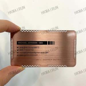 Hot Sell Luxury Gold <b>Mirror</b> Text <b>Metal</b> Crocodile Note Clip Card - Product Image 4