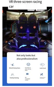 Jeux de course automobile VR à trois écrans de Source <span class=keywords><strong>Factory</strong></span> pour usage intérieur et commercial, fabriqués en métal pour les centres commerciaux - Product Image 6