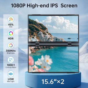 <span class=keywords><strong>Monitor</strong></span> Portátil Táctil Dual OEM de 15.6 Pulgadas para PC, Pantalla Táctil Extendida, Pantalla Doble, Extensor de Pantalla para <span class=keywords><strong>Laptop</strong></span> - Product Image 6