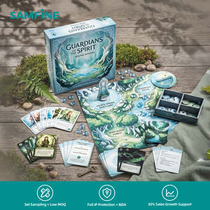 Ensemble de jeux de société haut de gamme <span class=keywords><strong>avec</strong></span> boîte texturée en lin et motif floral en relief, idéal pour les rassemblements sur le thème de l'environnement, prêt à offrir, certifié CPSIA - Product Image 1