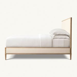 Muebles para el Hogar, Cama Personalizada Tamaño Queen/King, Estructura de Madera, Panel de Tela, para Dormitorio - Product Image 2