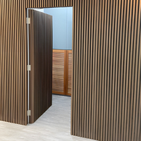 Porte en WPC invisible moderne Chantadoor, cadre dissimulé, isolation acoustique intérieure pour appartement, hôtel, villa, chambre à coucher
