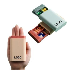 Weekly 7 Day Pill Box Organizer <b>Plastic</b> <b>Pocket</b> Size Portable Cute Medicine Capsule Case Container for Travel - Product Image 3