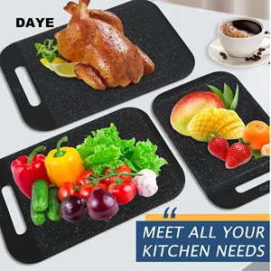 New Design Wholesale Dishwasher Safe B9139 Chopping Board Medium Size Portable Marble Chopping Board