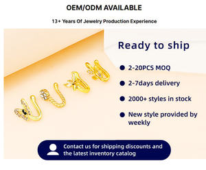 Wholesale Crystal Lizard Shape Gold <strong>Titanium</strong> Dangle Navel Belly <strong>Ring</strong> Body Piercing Jewelry - Product Image 2