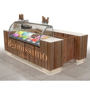 Gỗ Rắn Crepe Thực Phẩm <span class=keywords><strong>Kiosk</strong></span> Cán Kem Sữa Chua Đông Lạnh <span class=keywords><strong>Kiosk</strong></span> - Product Image 2