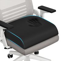 Coussin de siège en mousse à mémoire de forme pour chaise de bureau, oreiller confortable pour une assise confortable, design ergonomique en forme de U, amovible et lavable pour siège de voiture et bureau
