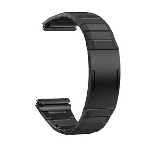 Correa de Acero Inoxidable de 22 mm de Nuevo Diseño, Cómoda Correa de Metal de Liberación Rápida en Color Titanio para Reloj Inteligente <span class=keywords><strong>Huawei</strong></span> GT5 para <span class=keywords><strong>Hombre</strong></span> - Product Image 4