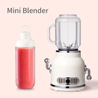 Retro Stijl Draagbare Juicer Mixer Molen 300 W