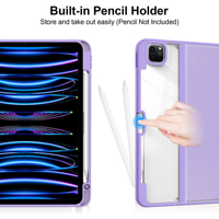 Étui magnétique en acrylique pour tablette Auti Sleep/Wake pour iPad Pro 13 pouces M4/M5, étui de protection antichoc avec emplacement pour stylet