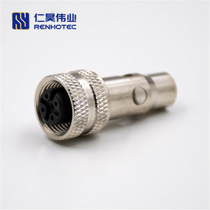 M12 kết nối 5/8 pins nam lĩnh vực kết nối có dây-không thấm nước & chống bụi giải pháp kết nối M12 - Product Image 5