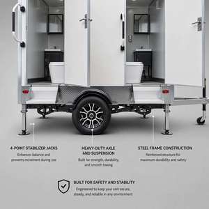 Toilettes portables modernes <span class=keywords><strong>pour</strong></span> caravanes, camping-cars et conteneurs mobiles d'extérieur - Toilettes mobiles à vendre - Product Image 1