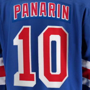 New York 10 Artemi Panarin 93 Mika Zibanejad 31 gmail.com Shesterkin 20 Chris Kreider 88 Kane 73 Rempe pakaian hoki es - Product Image 2