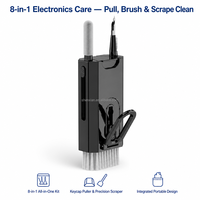Kit de nettoyage électronique Viros 7 en 1, outil multifonction, extracteur de touches, grattoir de précision, brosse pour clavier, écouteurs, téléphone