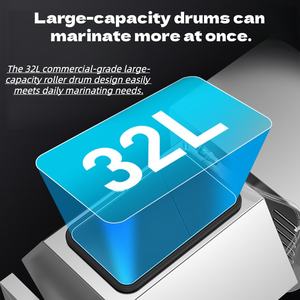 Machine à mariner les poulets entiers |   Ensemble professionnel de hachoir à viande et de machine à agiter sous vide pour la transformation de la volaille - Product Image 6