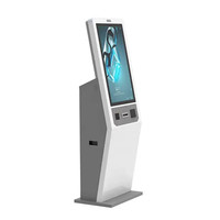 Selbstbedienungs-Interaktiver Touchscreen Flughafen Hotel Restaurant Check-in-Kiosk Passleser Kartenausgabe SDK-Zahlungssystem