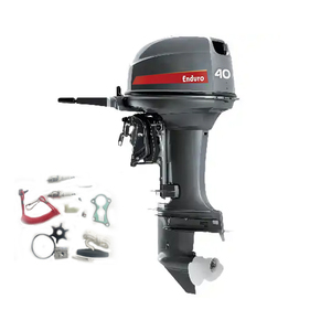 Moteur à essence 2 temps 40 CV compatible avec système de levage assisté haute performance pour bateaux de pêche - Product Image 4