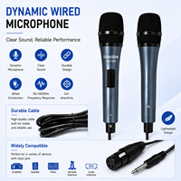 Microphone dynamique filaire professionnel léger en plastique JINJUE PM189 pour la scène et le karaoké
