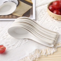 Ensemble de couverts jetables et compostables en bagasse de canne à sucre (fourchette, cuillère, couteau), biodégradables et écologiques, avec impression personnalisée pour la restauration à emporter