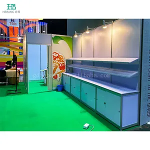 Customized Exhibition Booth with Backdrop Stand and Exhibition Trade Show