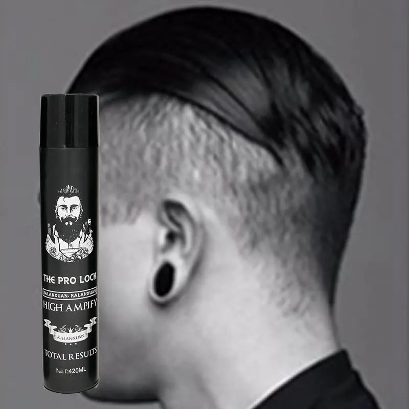Private Label 300ml Strong Hold Hair Styling Spray Para Homens Mulheres