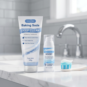 Gel blanchissant pour les dents Luxsmile, sans danger pour l'émail, qualité dentaire, 6 % de <span class=keywords><strong>peroxyde</strong></span> <span class=keywords><strong>d</strong></span>'<span class=keywords><strong>hydrogène</strong></span>, à ajouter à la <span class=keywords><strong>dentifrice</strong></span> - Product Image 1