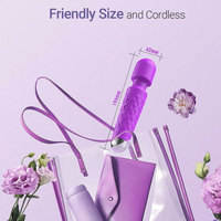 Fabrik-Großhandel AV Wand Vibrator 20 Frequenzen USB Aufladbar 100% Wasserdicht Klitoris-Stimulator G-Punkt-Massagegerät für Frauen