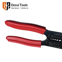 Pince à sertir et à dénuder manuelle multifonction de qualité industrielle Dreame Tools HS-313 en acier à haute teneur en carbone avec mâchoires dentelées métriques