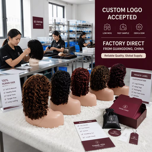 Promoción Letsfly: Pelucas Rizadas de Cabello Humano Virgen Brasileño Birmano con Encaje Frontal 13x4, 200% de Densidad, para Mujer Negra, Venta al por Mayor a 45$ - Product Image 4