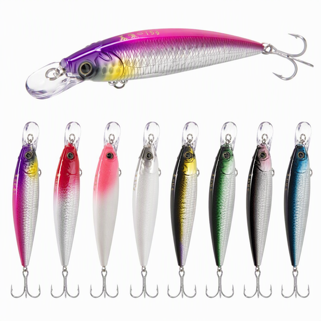 Factory Wholesale 15g 110.2mm Saltwater Minnow Lure Japanese Design Floating Fishing Artificial Hard Bait 8colors Minnow Lure