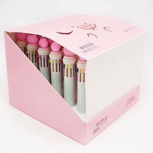 ปากกาลูกลื่นพลาสติกลายสัตว์น่ารัก 10 สี ดีไซน์ฟลามิงโก หัวปากกา 0.7 มม. รับสกรีนโลโก้ ของขวัญสำหรับเด็ก อุปกรณ์สำนักงานและโรงเรียน - Product Image 2
