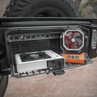 Maiker-panneau d'extension arrière multifonctionnel pour Jeep Wrangler JK/JL, accessoires d'extérieur
