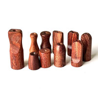 Porte-cigarettes en bois dur de style moderne Accessoires de bouffées de cigares en bois d'ébène de palissandre