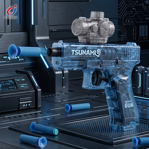 Pistola Giocattolo Chengji Blast con Proiettili Morbidi, 3 in 1 per Ragazzi, Gioco Estivo di Tiro Continuo Manuale Sicuro, Pistola ad <span class=keywords><strong>Acqua</strong></span> Trasparente in Plastica - Product Image 2