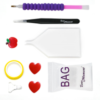 Ever Moment Kit de Peinture Diamant 5D DIY, Portrait de Chef Cuisinier en Dessin Animé, avec Diamants en Résine Carrés Complets pour Affichage, Artisanat 4Y521