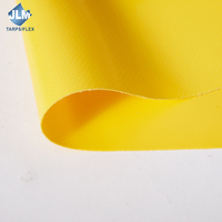 Bâche de camion robuste 510gsm 650gsm, bleue, imperméable, en tissu de bâche enduit de PVC