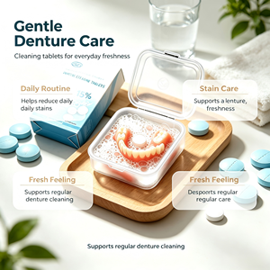 Tabletas Limpiadoras para Retenedores Dentales <span class=keywords><strong>Invisalign</strong></span>, Tabletas Sólidas Desechables para el Cuidado Bucal - Product Image 6