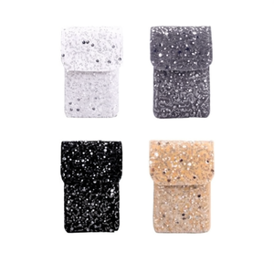 Borsa per cellulare con paillettes e perle 19x2x12 cm per cellulare - Product Image 3