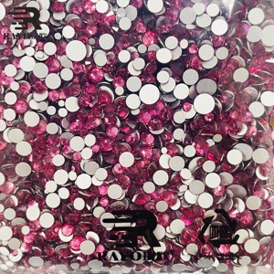 Gemma acrilica strass di cristallo SS3 a SS20 Non Hot Fix Mix Size all'ingrosso per Nail Art e bicchiere - Product Image 6
