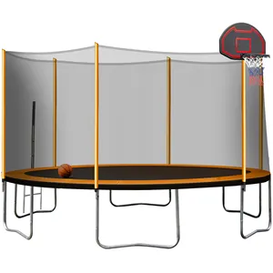 Trampolin Murah Luar Ruangan 14 Kaki Kecil Rumah Gym Lompat Buyatrampoline Trampolin untuk Anak-anak