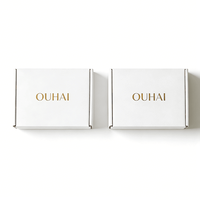 Boîte d'emballage de parfum avec logo estampé à chaud en or, boîte d'expédition personnalisée pour solutions d'expédition de parfums et de produits de luxe